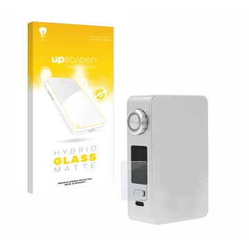 Front side of a product packaging with the brand logo upscreen. Next to it is the device Lost Vape Centaurus M200 shown with t