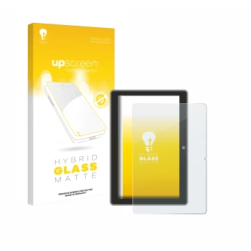 Front side of a product packaging with the brand logo upscreen. Next to it is the device Lenovo Tab TB311 XU shown with the co