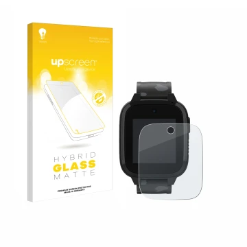 Front side of a product packaging with the brand logo upscreen. Next to it is the device Xplora XGO3 (2nd Gen.) shown with the