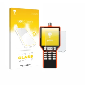 Front side of a product packaging with the brand logo upscreen. Next to it is the device RigExpert MATCH shown with the corres