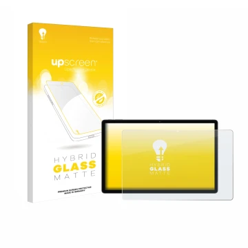 Front side of a product packaging with the brand logo upscreen. Next to it is the device Blackview Mega 8 shown with the corre