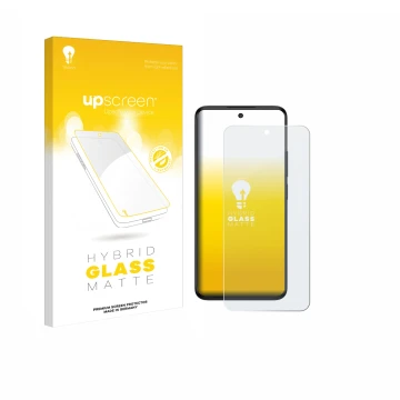 Front side of a product packaging with the brand logo upscreen. Next to it is the device TCL 60 5G shown with the correspondin