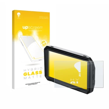 Front side of a product packaging with the brand logo upscreen. Next to it is the device Blackmagic Design Pyxis Monitor 5