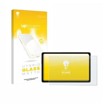 Front side of a product packaging with the brand logo upscreen. Next to it is the device ZTE Blade X10 II shown with the corre