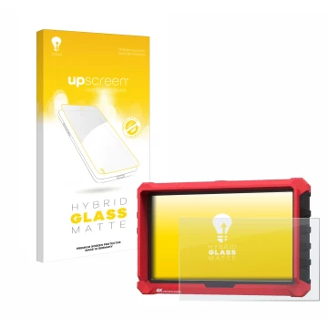 Front side of a product packaging with the brand logo upscreen. Next to it is the device Lilliput A7s 7
