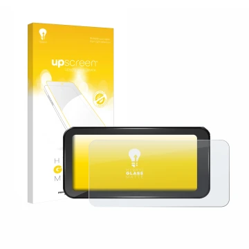 Front side of a product packaging with the brand logo upscreen. Next to it is the device Aoocci C6 Pro 6.25