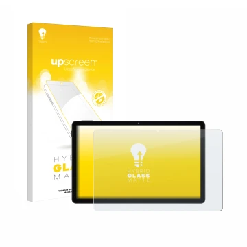 Front side of a product packaging with the brand logo upscreen. Next to it is the device Doogee Tab A9 Pro+ shown with the cor