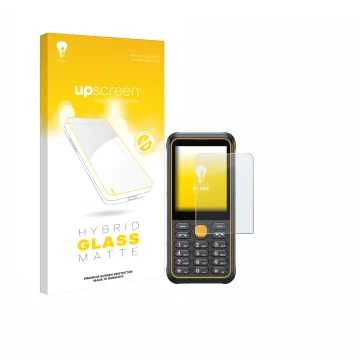 Front side of a product packaging with the brand logo upscreen. Next to it is the device Ulefone Armor Mini 4 shown with the c