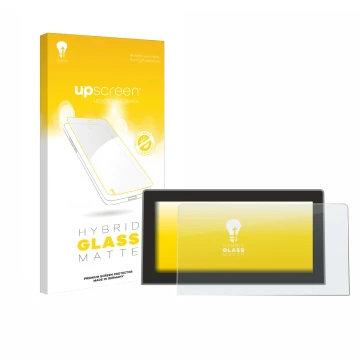 Front side of a product packaging with the brand logo upscreen. Next to it is the device Volkswagen Tiguan 3 2024 2025 12.9