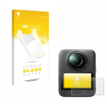 Front side of a product packaging with the brand logo upscreen. Next to it is the device DJI Osmo 360 shown with the correspon