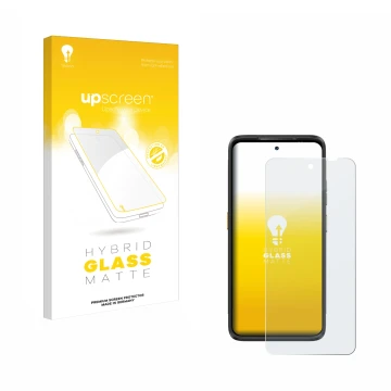 Front side of a product packaging with the brand logo upscreen. Next to it is the device Ulefone Armor 23 Ultra shown with the