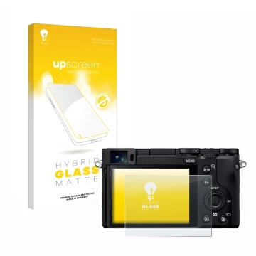 Front side of a product packaging with the brand logo upscreen. Next to it is the device Sony RX1R III shown with the correspo