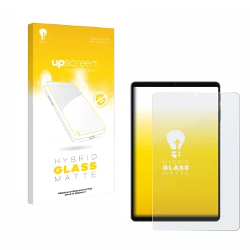 Front side of a product packaging with the brand logo upscreen. Next to it is the device Alldocube iPlay 70 mini Ultra shown w