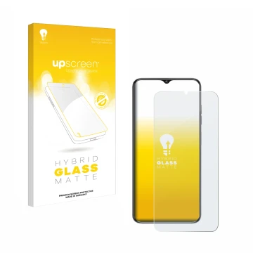 Front side of a product packaging with the brand logo upscreen. Next to it is the device Oukitel C1 shown with the correspondi