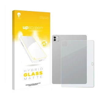 Front side of a product packaging with the brand logo upscreen. Next to it is the device Honor Magicpad 3 (Back) shown with th
