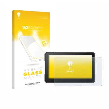 Front side of a product packaging with the brand logo upscreen. Next to it is the device Interphone Sync 70 Essential shown wi