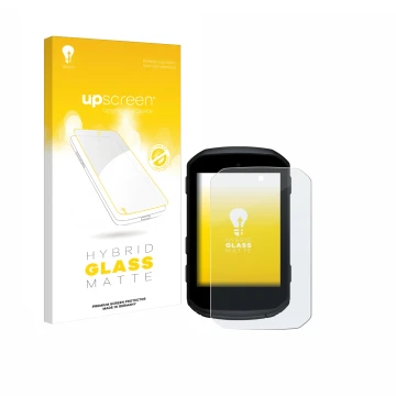 Front side of a product packaging with the brand logo upscreen. Next to it is the device Garmin Edge 550 shown with the corres