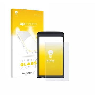 Front side of a product packaging with the brand logo upscreen. Next to it is the device Vasco Translator Q1 shown with the co