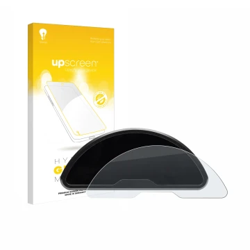 Front side of a product packaging with the brand logo upscreen. Next to it is the device motogadget motoscope pro shown with t