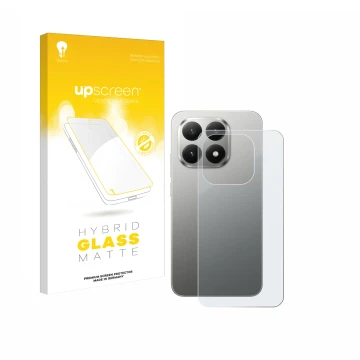 Front side of a product packaging with the brand logo upscreen. Next to it is the device Xiaomi 15T (Back) shown with the corr