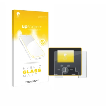 Front side of a product packaging with the brand logo upscreen. Next to it is the device Junsi iCharger DX12 shown with the co