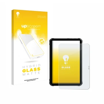 Front side of a product packaging with the brand logo upscreen. Next to it is the device Blackview Active 7 shown with the cor