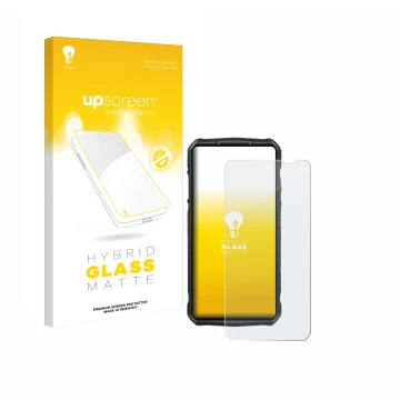 Front side of a product packaging with the brand logo upscreen. Next to it is the device Ulefone 29 pro shown with the corresp