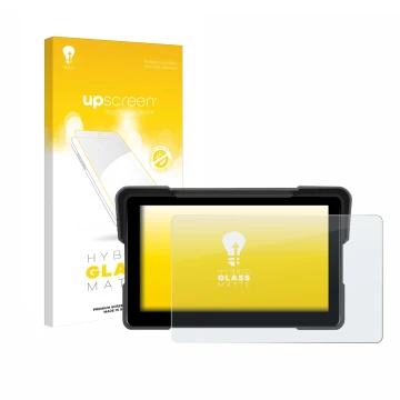 Front side of a product packaging with the brand logo upscreen. Next to it is the device Sixwin P5 7