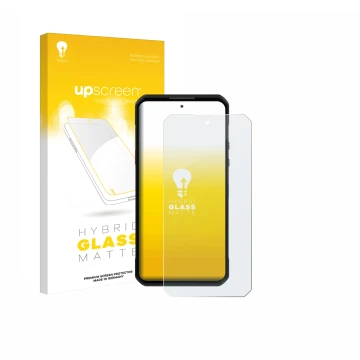 Front side of a product packaging with the brand logo upscreen. Next to it is the device Oukitel WP60 shown with the correspon