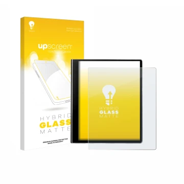 Front side of a product packaging with the brand logo upscreen. Next to it is the device eazeye Paper 2.0 shown with the corre