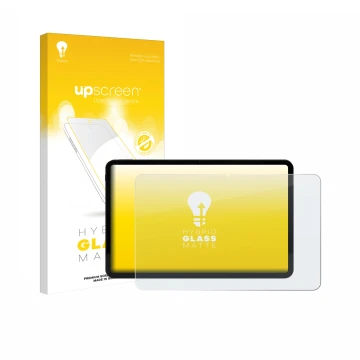 Front side of a product packaging with the brand logo upscreen. Next to it is the device Volla Tablet 12.3