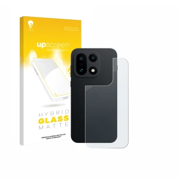 Front side of a product packaging with the brand logo upscreen. Next to it is the device OnePlus 15 (Back) shown with the corr