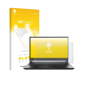 Front side of a product packaging with the brand logo upscreen. Next to it is the device Gigabyte AORUS 17 2024 shown with the