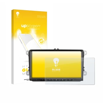 Front side of a product packaging with the brand logo upscreen. Next to it is the device Zenec Z-E2065 shown with the correspo