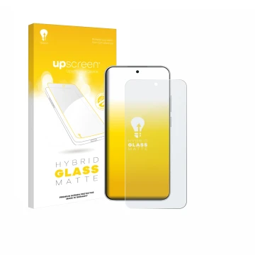 Front side of a product packaging with the brand logo upscreen. Next to it is the device Xiaomi Redmi Note 15 Pro shown with t