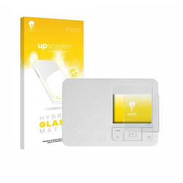 Front side of a product packaging with the brand logo upscreen. Next to it is the device Canon Selphy CP1500 Mini shown with t