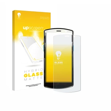 Front side of a product packaging with the brand logo upscreen. Next to it is the device Unitech EA510 shown with the correspo