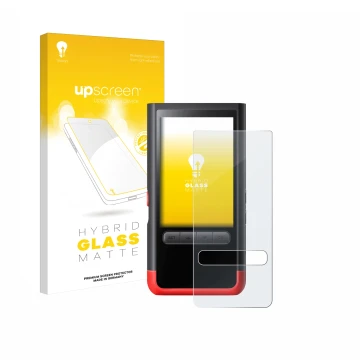 Front side of a product packaging with the brand logo upscreen. Next to it is the device ThermoMaven P2 shown with the corresp