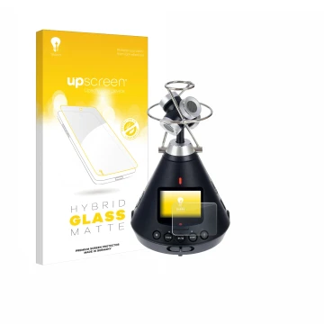 Front side of a product packaging with the brand logo upscreen. Next to it is the device Zoom H3-VR shown with the correspondi