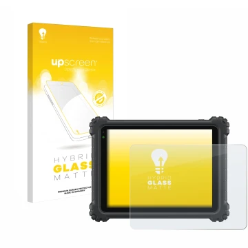 Front side of a product packaging with the brand logo upscreen. Next to it is the device Autel MaxiCOM Ultra Lite shown with t