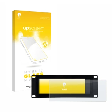 Front side of a product packaging with the brand logo upscreen. Next to it is the device GeeekPi DP-0059 7.84