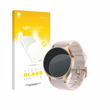 Front side of a product packaging with the brand logo upscreen. Next to it is the device aeac AR01 1.32