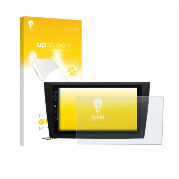 Front side of a product packaging with the brand logo upscreen. Next to it is the device Dynavin D8-DF31 9