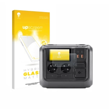 Front side of a product packaging with the brand logo upscreen. Next to it is the device DJI Power 500 shown with the correspo