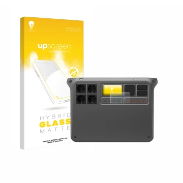 Front side of a product packaging with the brand logo upscreen. Next to it is the device DJI Power 2000 shown with the corresp