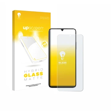 Front side of a product packaging with the brand logo upscreen. Next to it is the device Cubot A40 shown with the correspondin