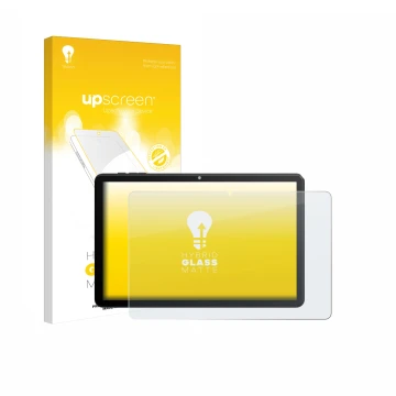 Front side of a product packaging with the brand logo upscreen. Next to it is the device Rebecco Z50 10.1