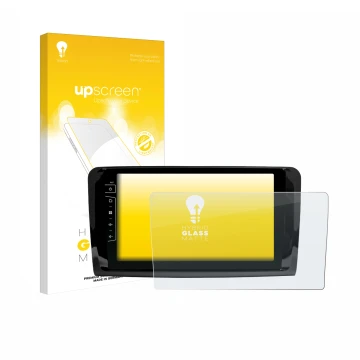 Front side of a product packaging with the brand logo upscreen. Next to it is the device Dynavin D9-DF432 9