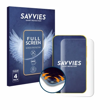 Front side of a product packaging with the brand logo Savvies. Next to it is the device Timmkoo Q5 shown with the correspondin