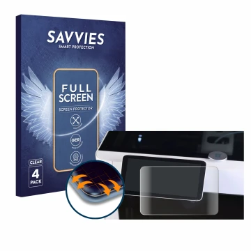 Front side of a product packaging with the brand logo Savvies. Next to it is the device Bambu Lab X1-Carbon 3D Printer shown w